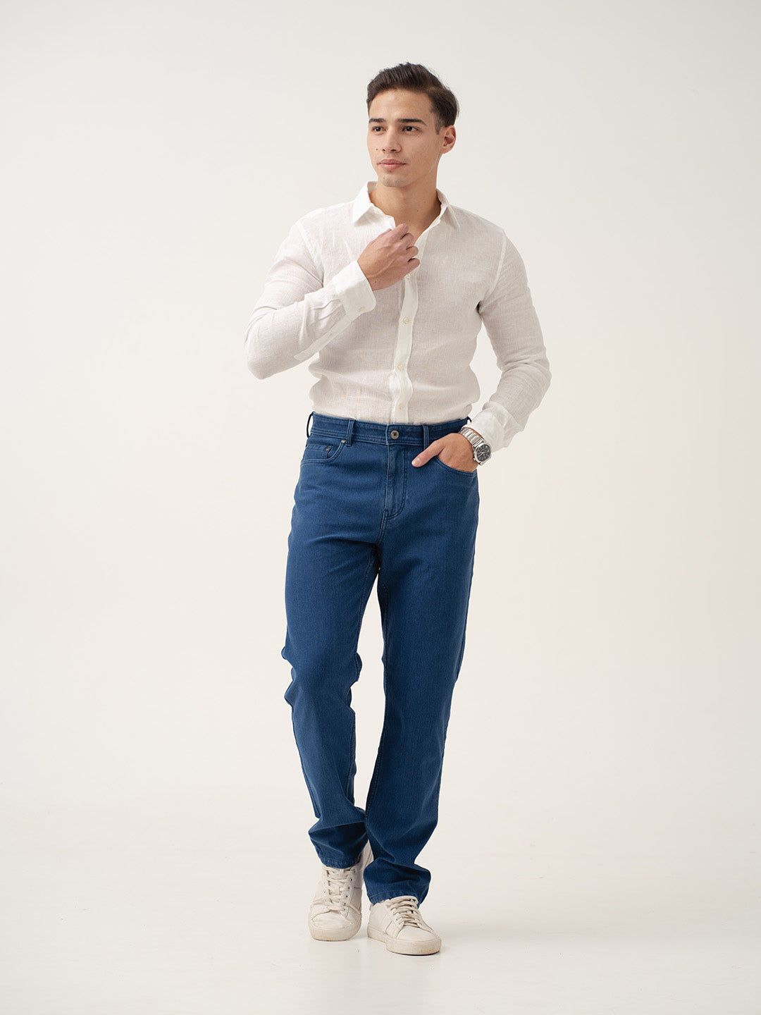 Horizon Blue Pro-Stretch Relaxed Fit Jeans