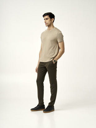 Tetsu Brown Power-Stretch Pants