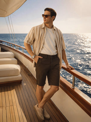 Acron Brown Chino Shorts