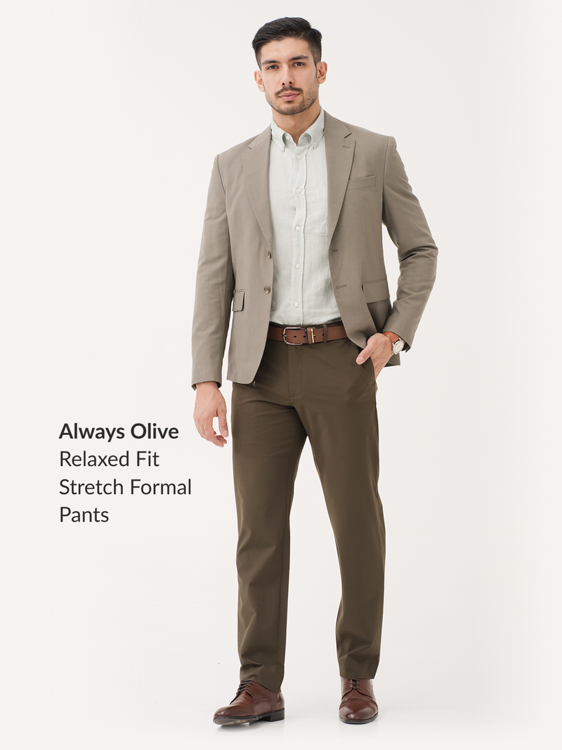 Ready To Wear Relaxed Fit Formal Pants Bundle of 2