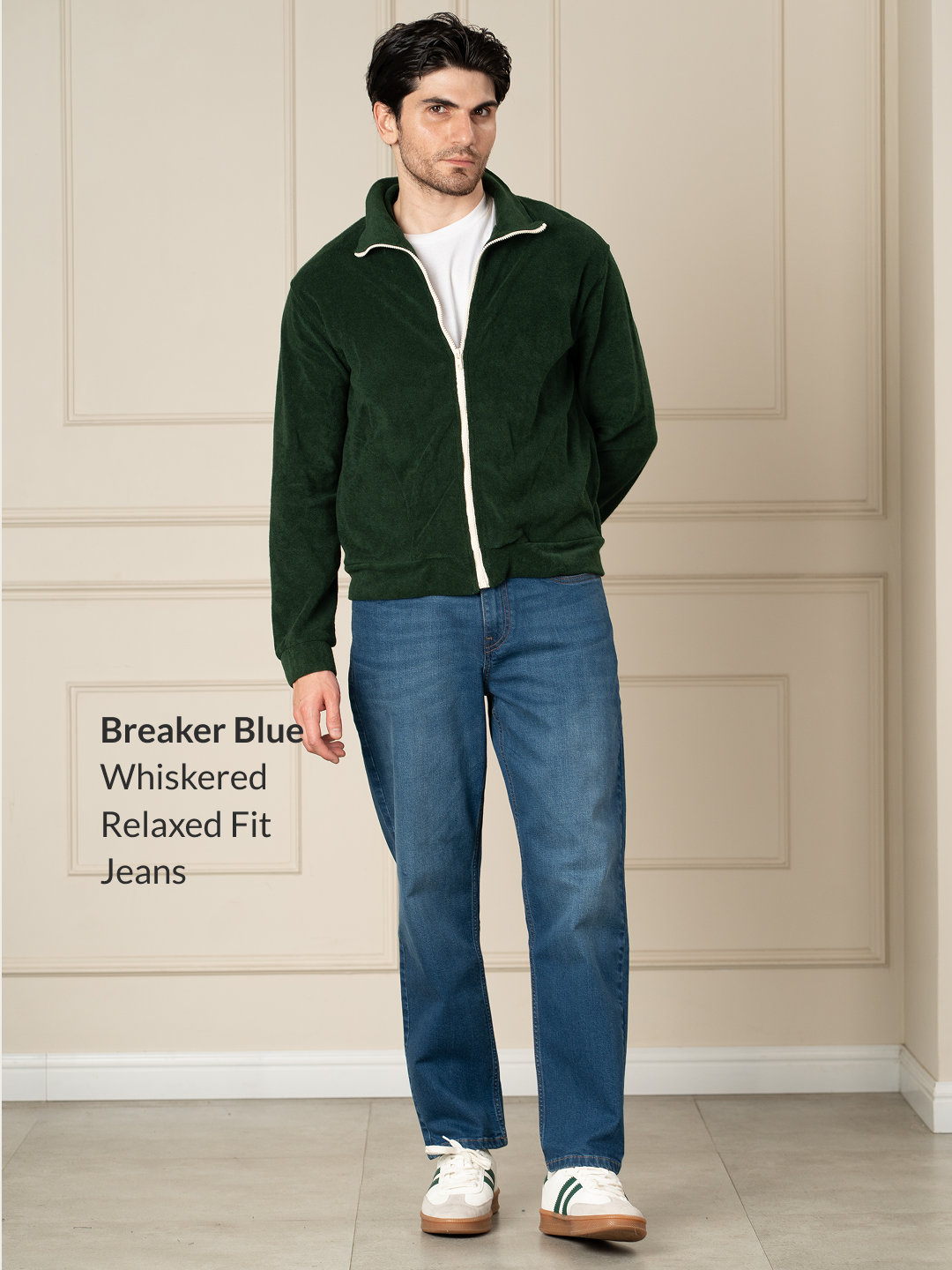 Ready To Wear Whiskered Relaxed Jeans Bundle of 2