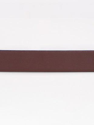 Truffle Brown Leather Reversible Belt