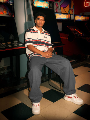 Concrete Grey Baggy Fit Jeans