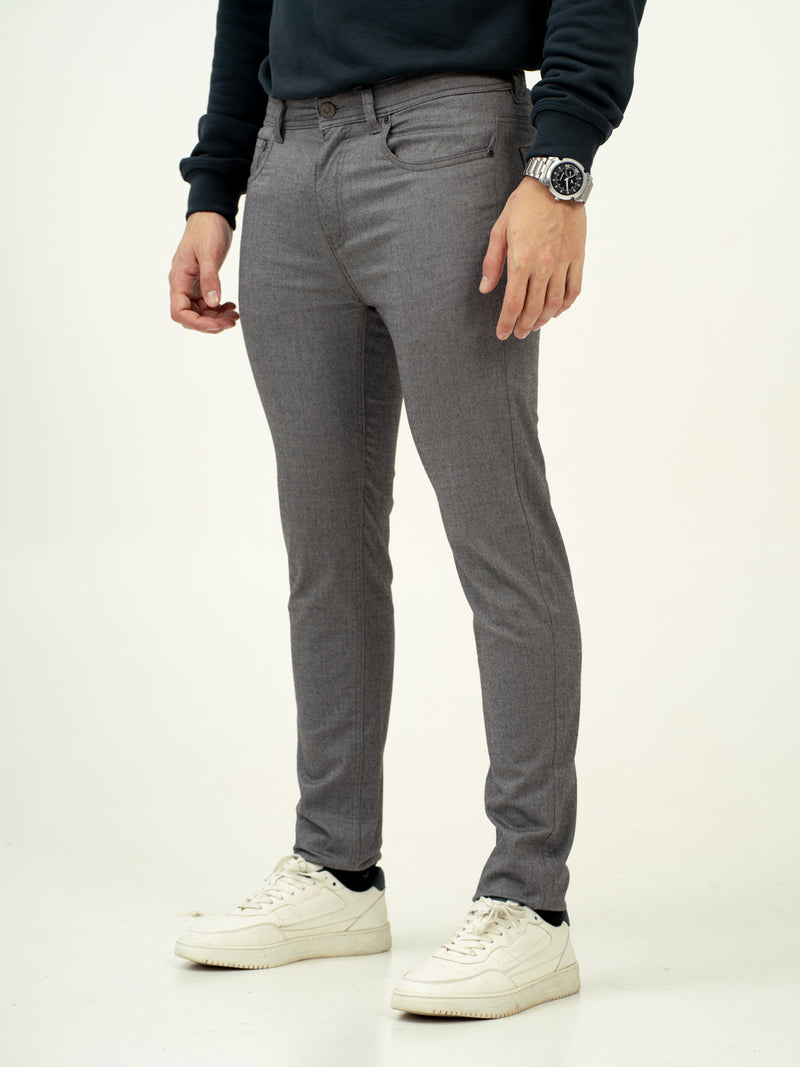 Led Grey Slim Fit Jeanos