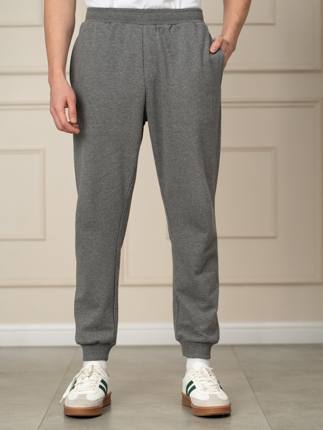 Thorne Grey Tapered Fit Joggers