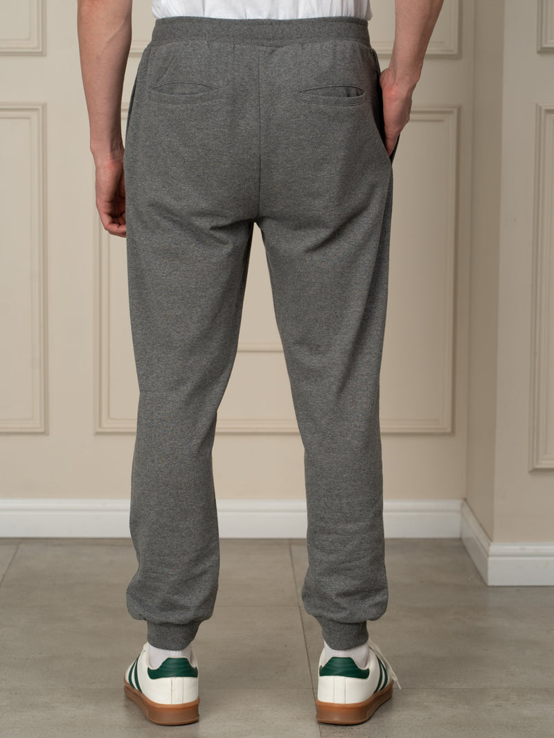 Thorne Grey Melange Tapered Fit Joggers