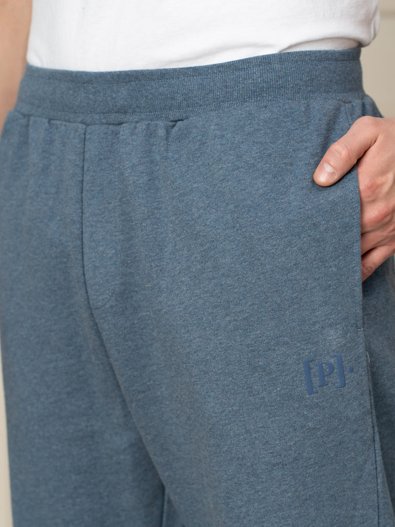 Norse Blue Melange Tapered Fit Joggers