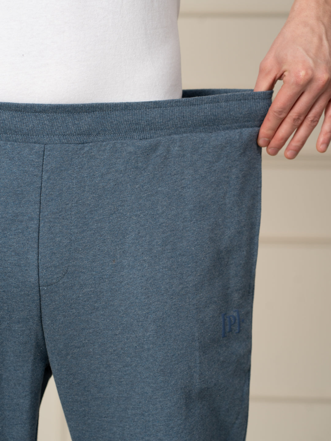 Norse Blue Melange Tapered Fit Joggers