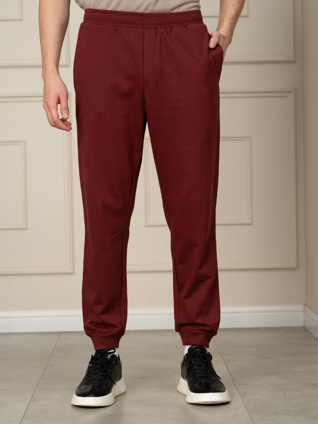 Aurora Red Tapered Fit Joggers