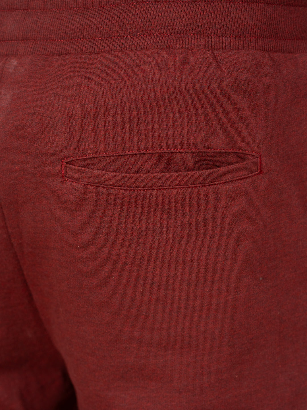 Aurora Red Melange Tapered Fit Joggers