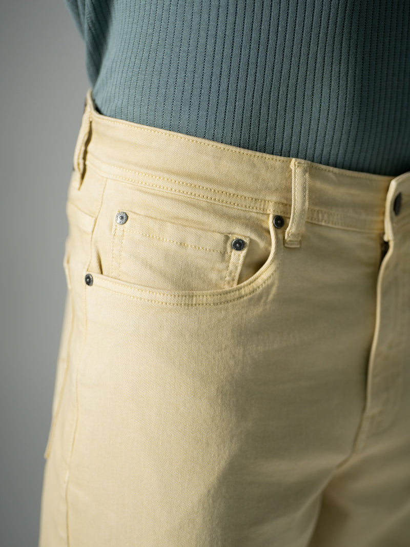 Sunbeam Beige Relaxed Fit Jeans