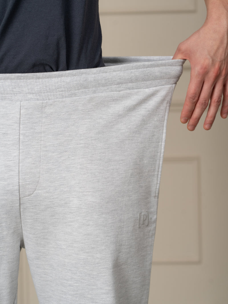Axel Grey Melange Tapered Fit Joggers