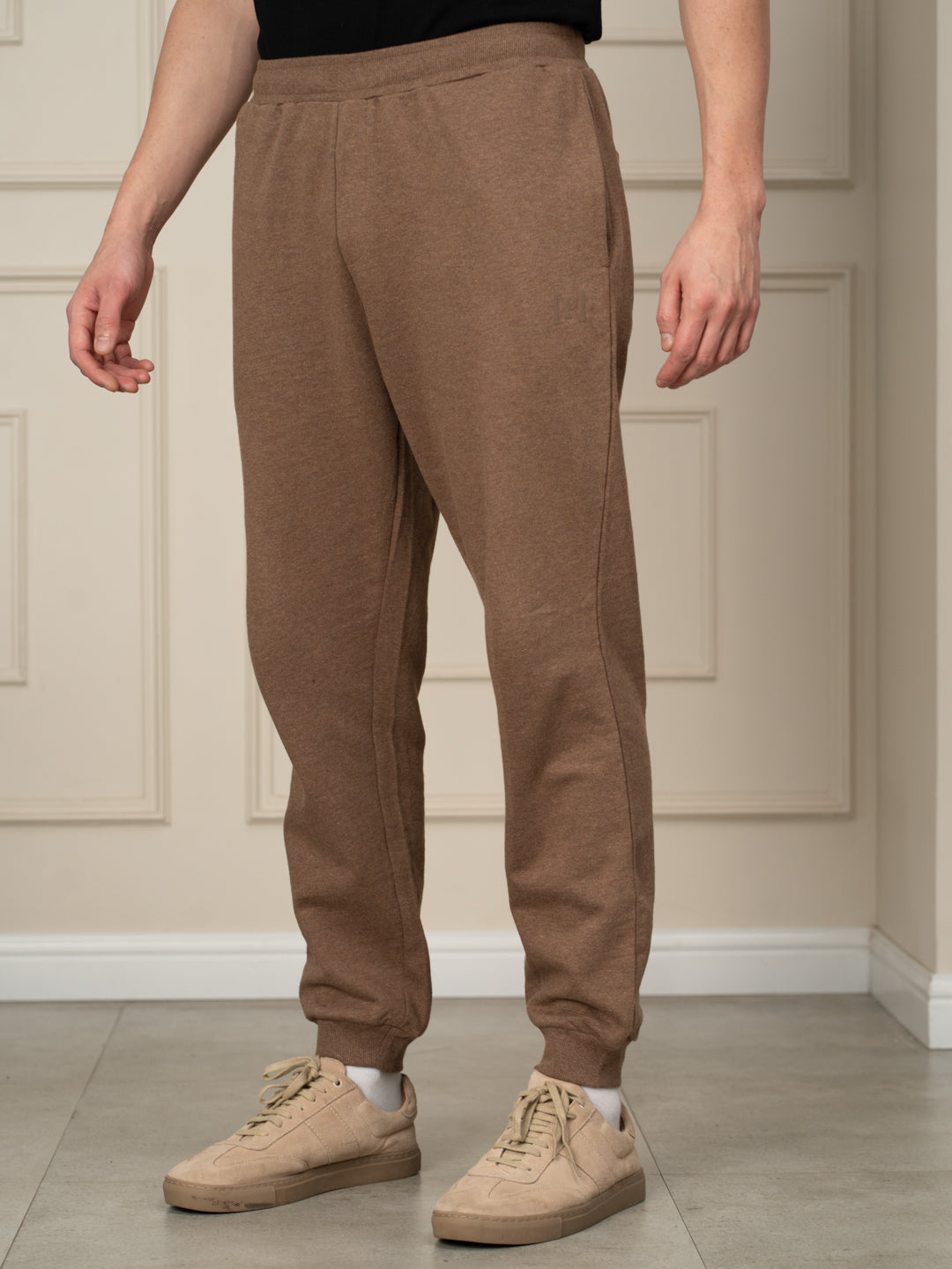 Freya Beige Melange Tapered Fit Joggers