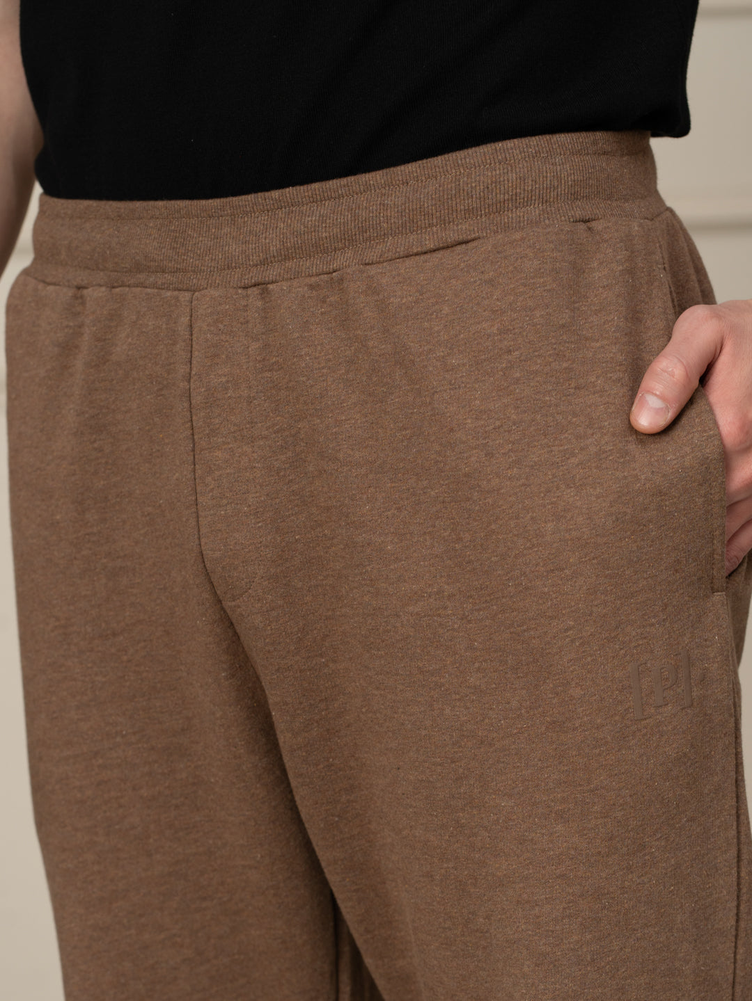 Freya Beige Melange Tapered Fit Joggers