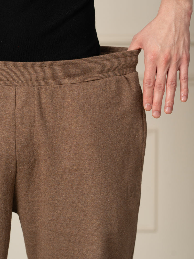 Freya Beige Melange Tapered Fit Joggers