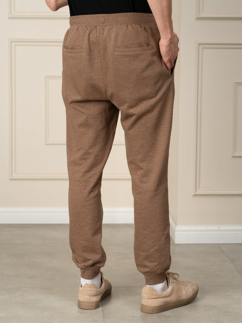 Freya Beige Melange Tapered Fit Joggers