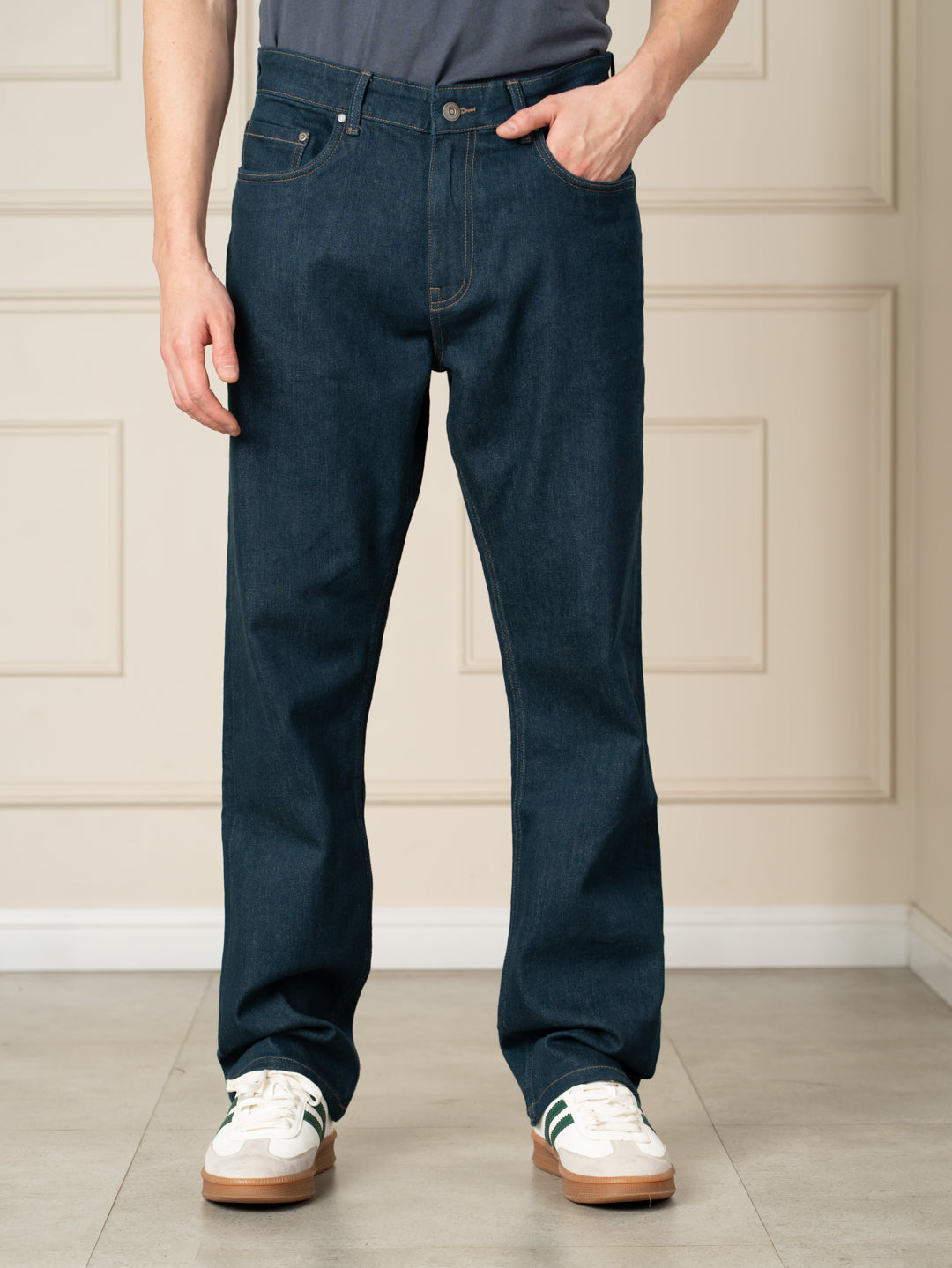 Driftwash Green Luxury Relaxed Fit Jeans