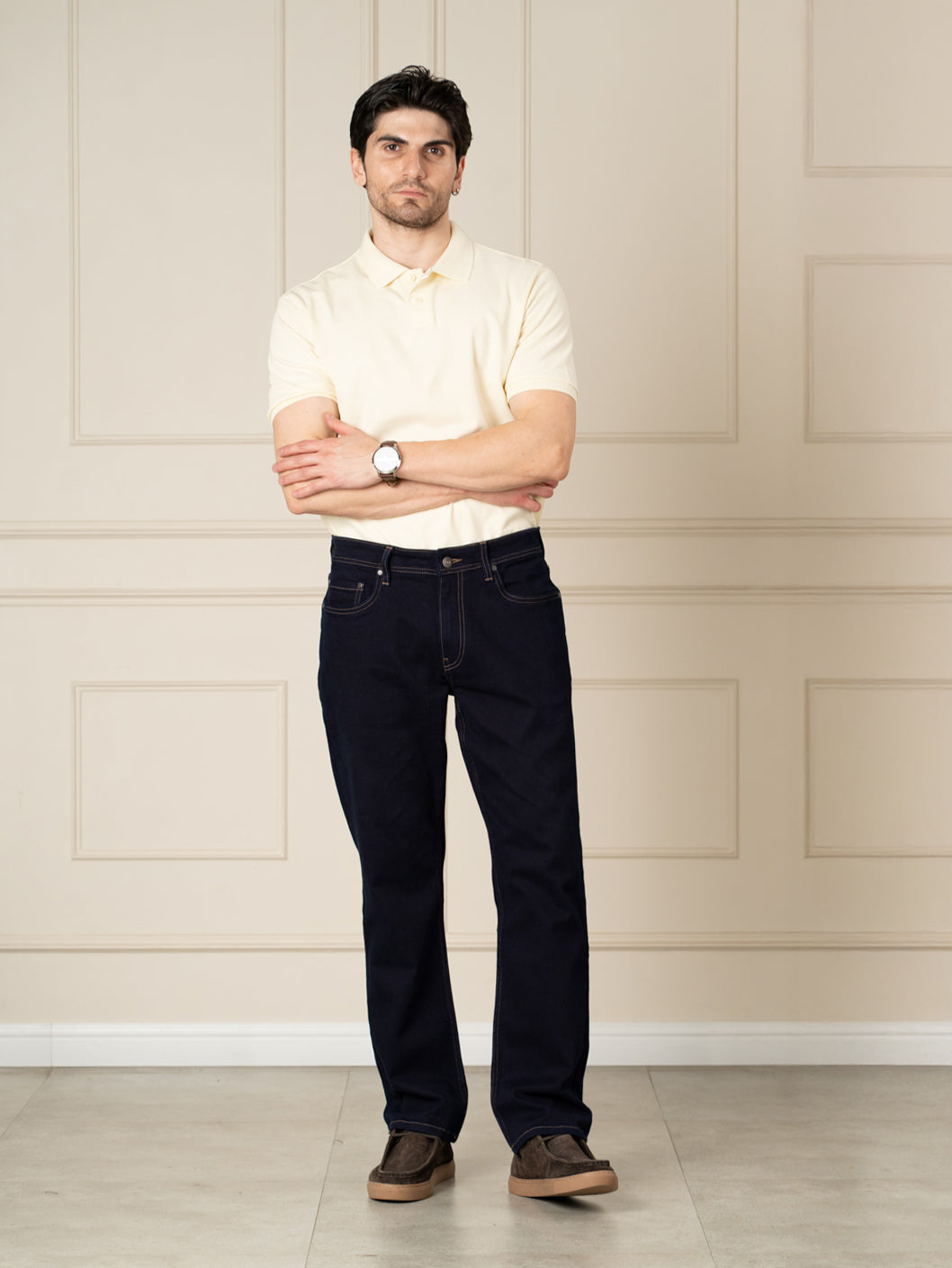 Savoy Blue Luxury Relaxed Fit Jeans