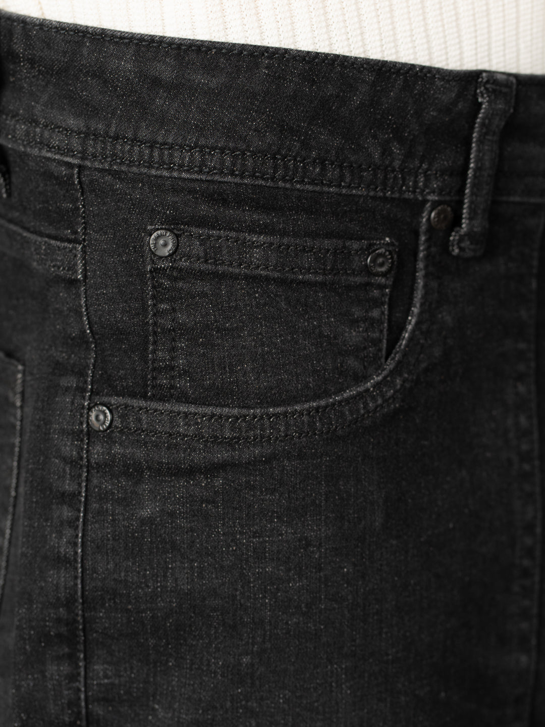 Ridge Black Relaxed Fit Denim Cargos