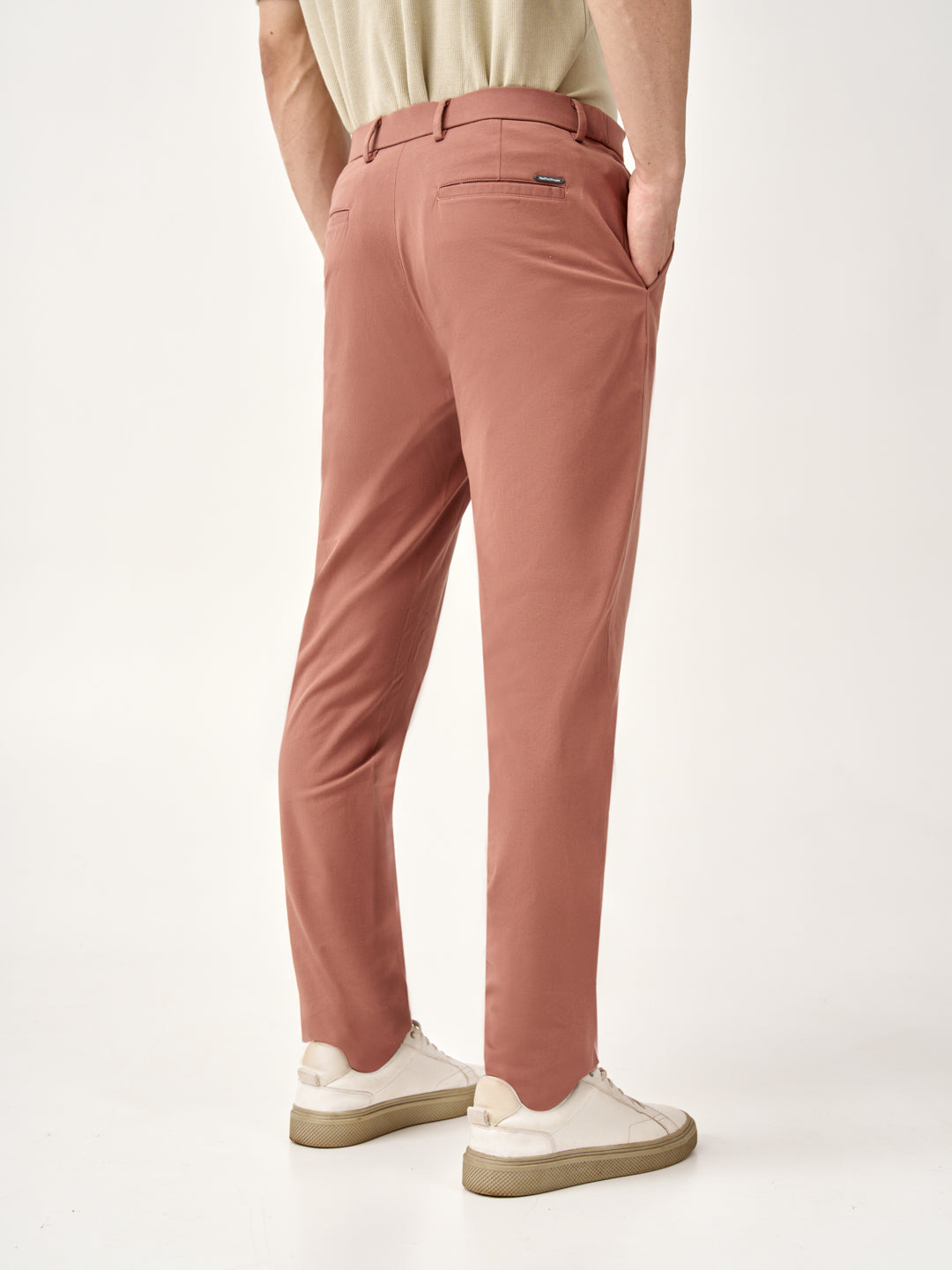 Clay Brown Stretch Chinos