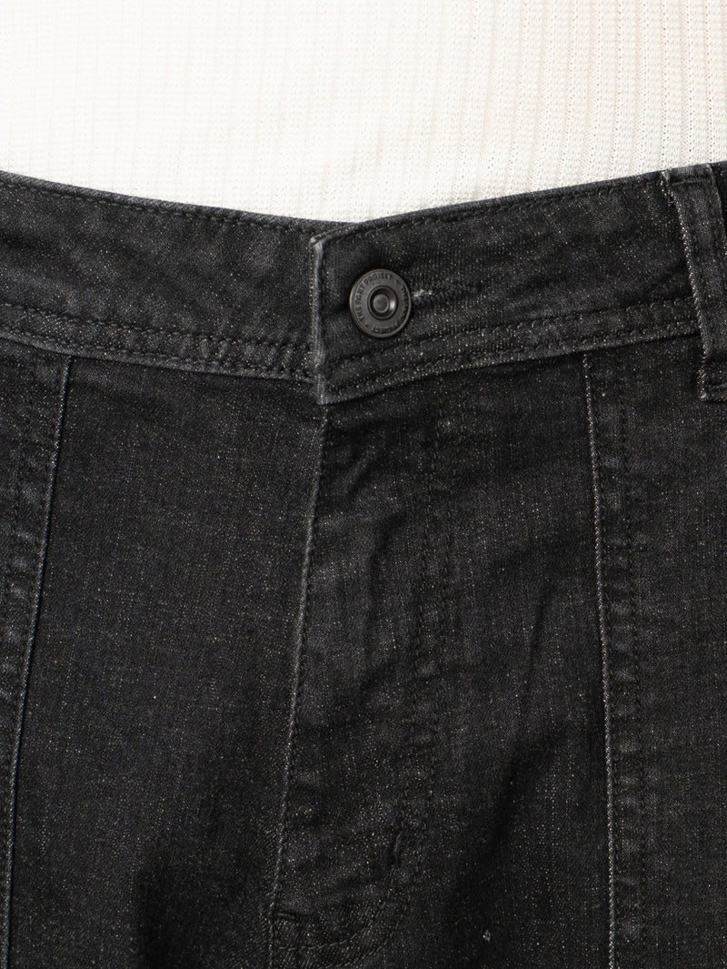 Ridge Black Relaxed Fit Denim Cargos