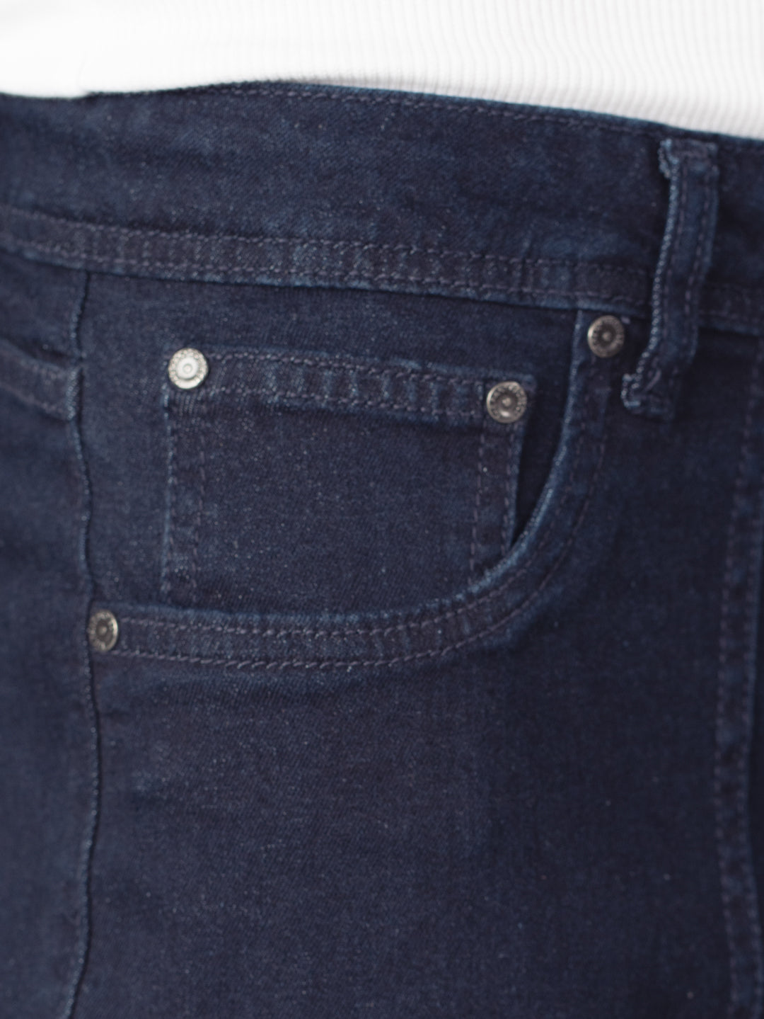 Depth Blue Relaxed Fit Denim Cargos