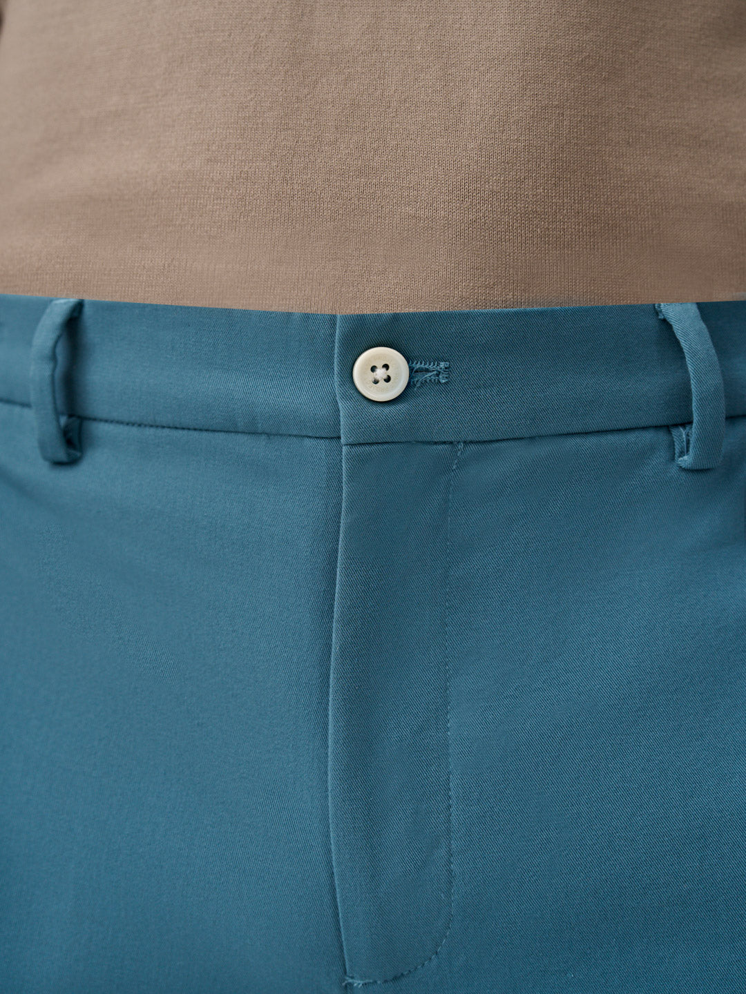 Tulum Turquoise Stretch Chinos