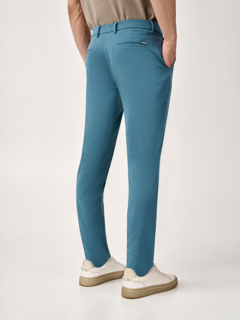 Tulum Turquoise Stretch Chinos