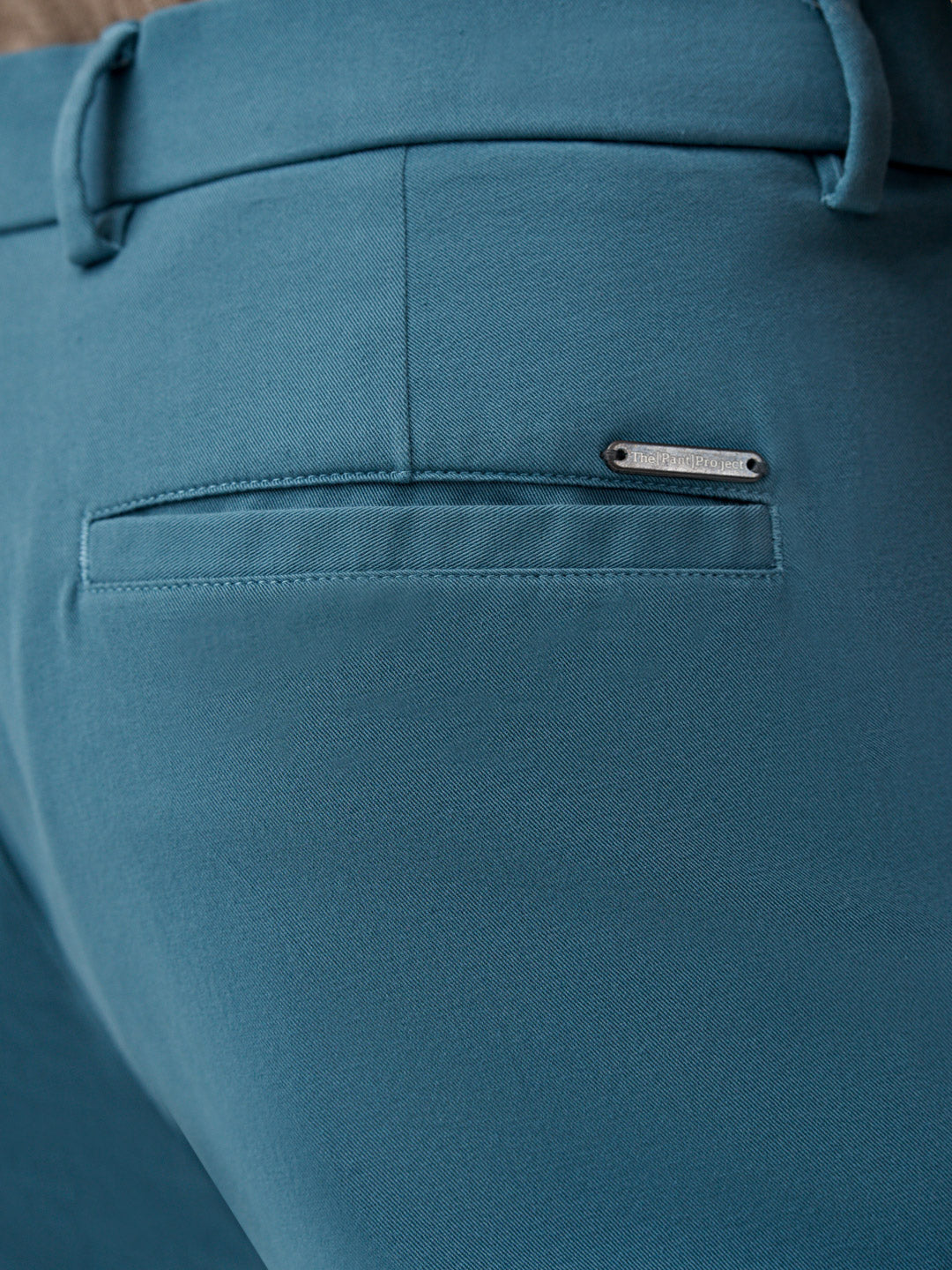 Tulum Turquoise Stretch Chinos