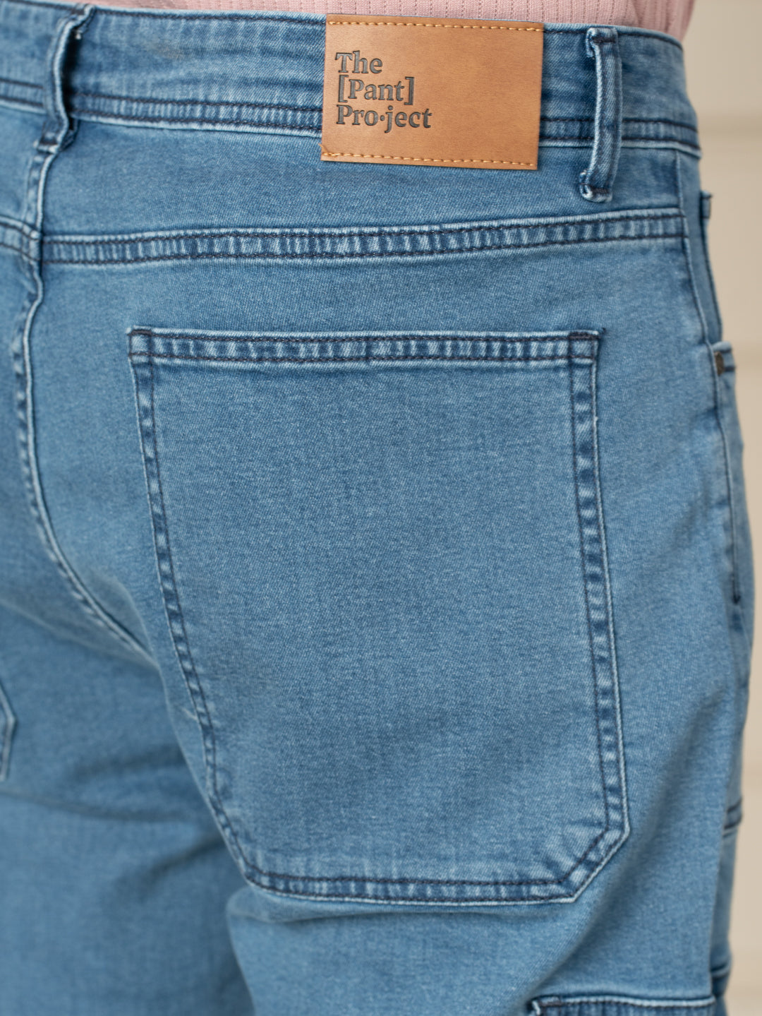 Trek Blue Relaxed Fit Denim Cargos