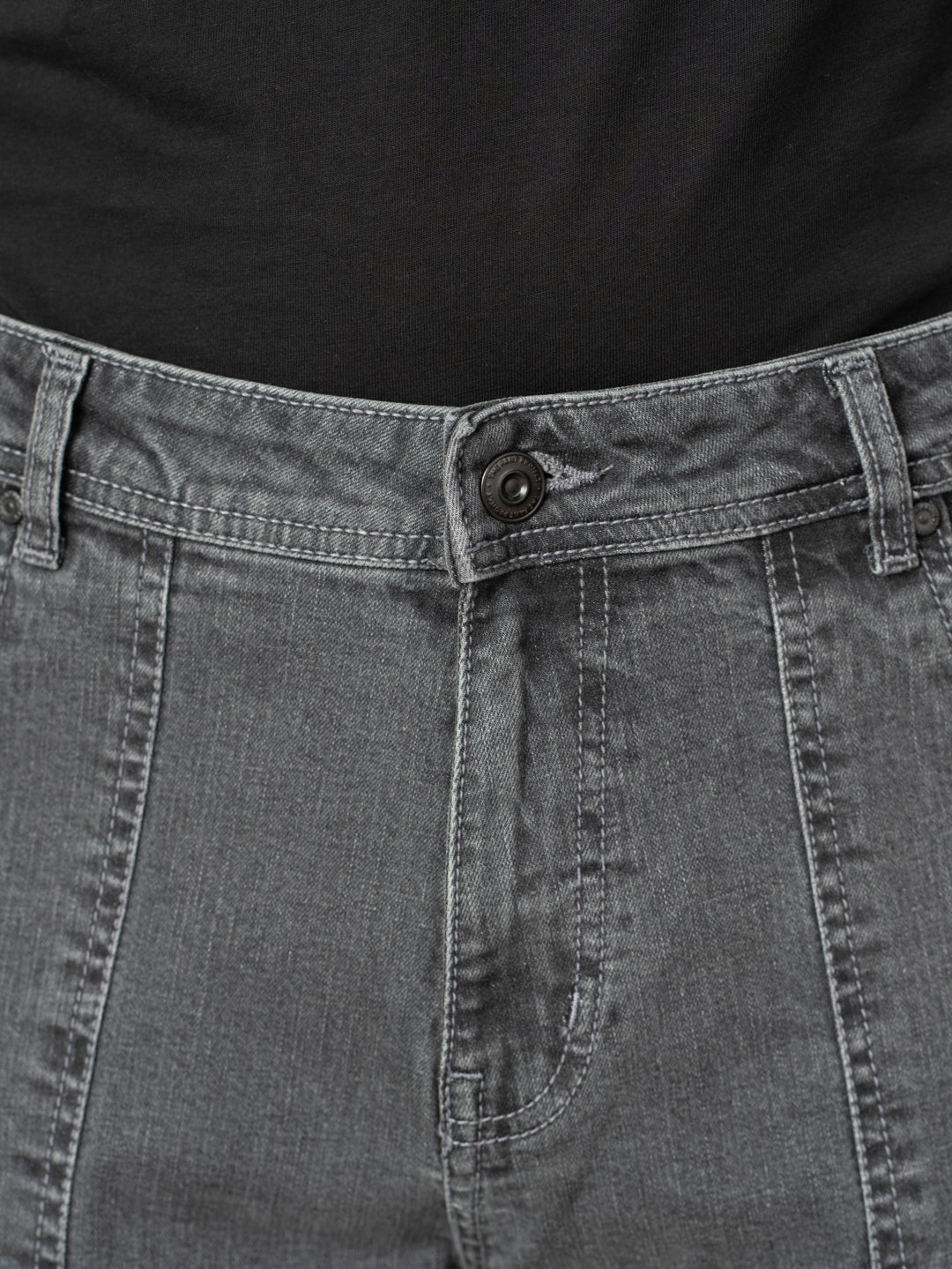 Trail Grey Relaxed Fit Denim Cargos