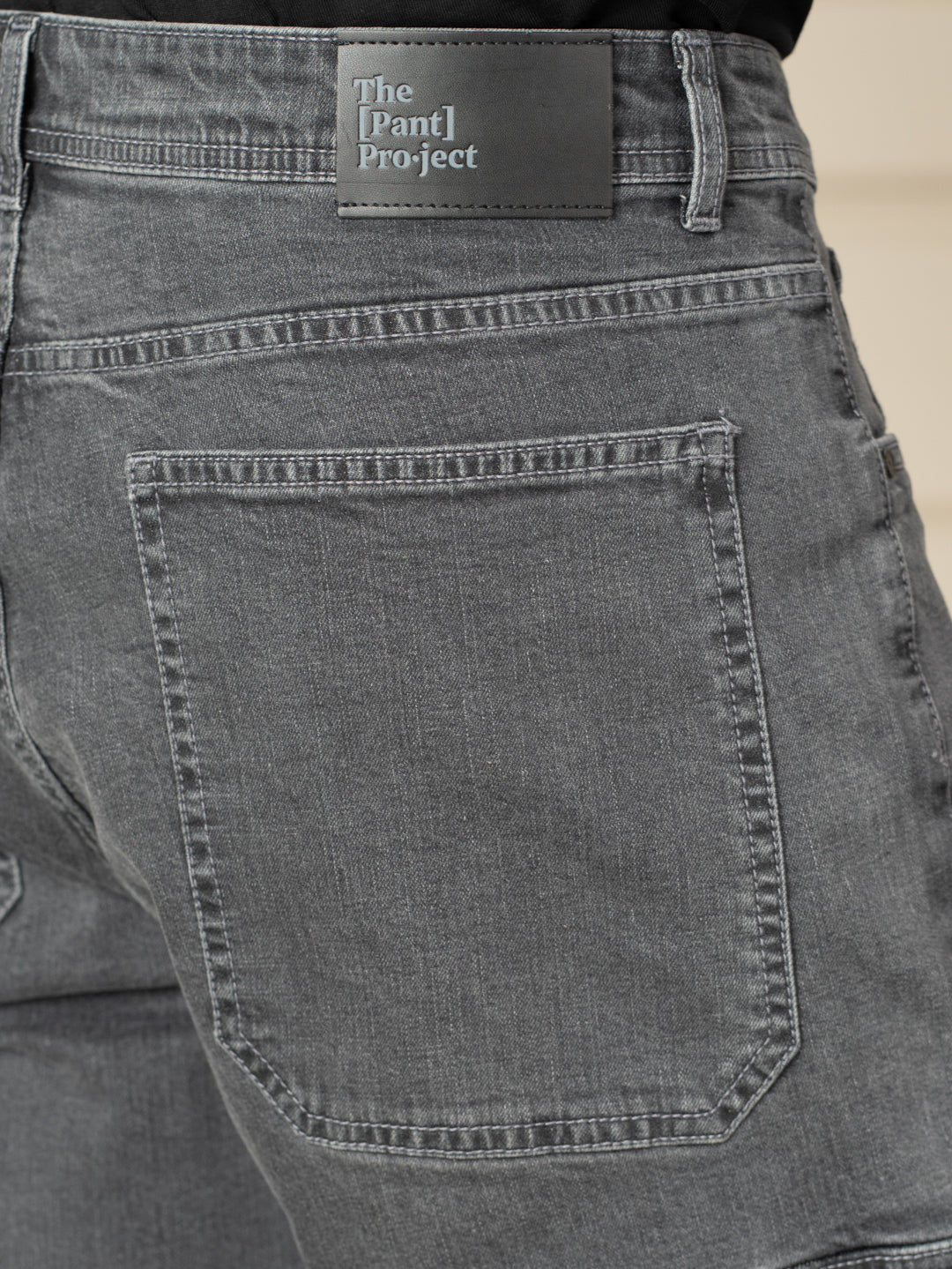 Trail Grey Relaxed Fit Denim Cargos