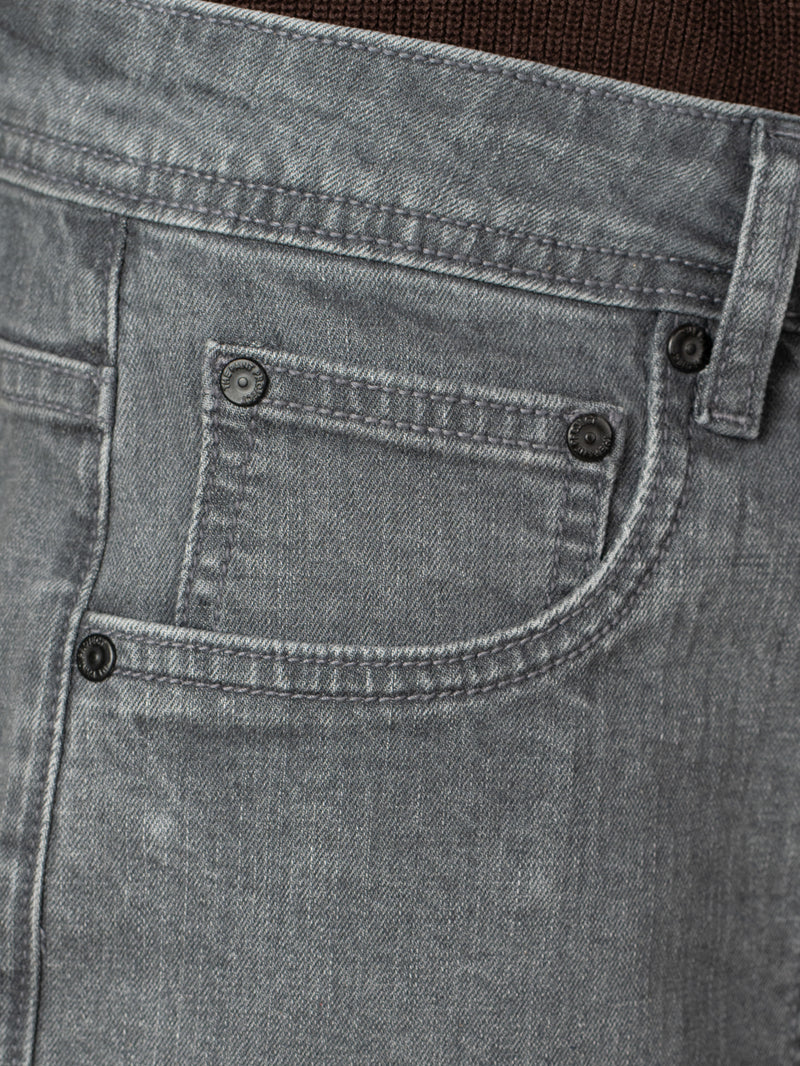 Peak Grey Relaxed Fit Denim Cargos
