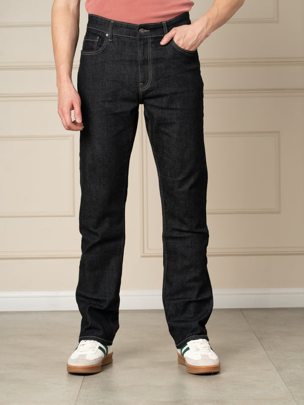 Kobe Blue Grey Luxury Relaxed Fit Jeans