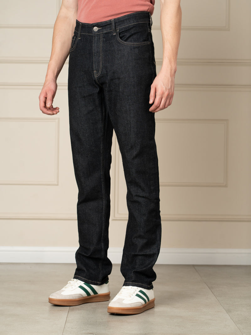 Kobe Blue Grey Luxury Relaxed Fit Jeans
