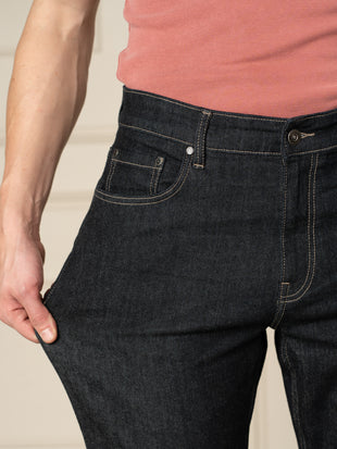 Kobe Blue Grey Luxury Relaxed Fit Jeans