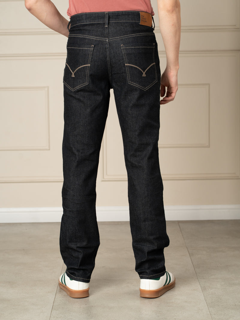 Kobe Blue Grey Luxury Relaxed Fit Jeans