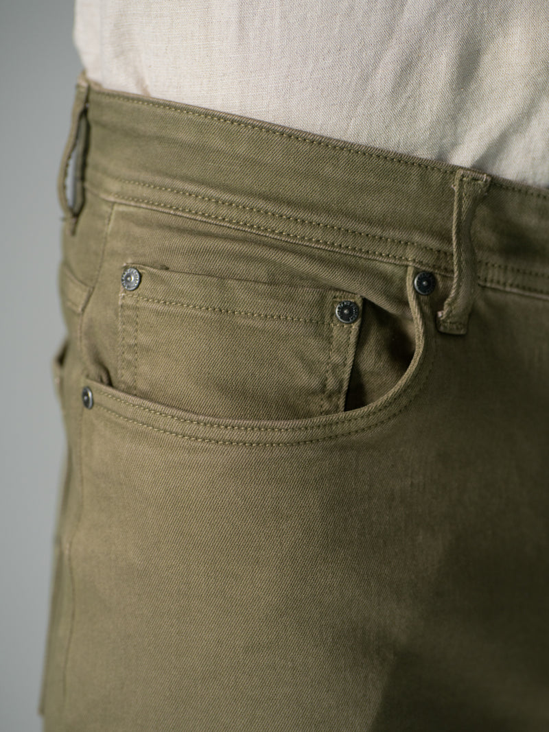Eucalyptus Olive Relaxed Fit Jeans