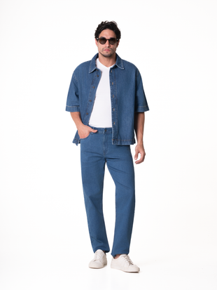 Aero Blue Relaxed Fit Jeans