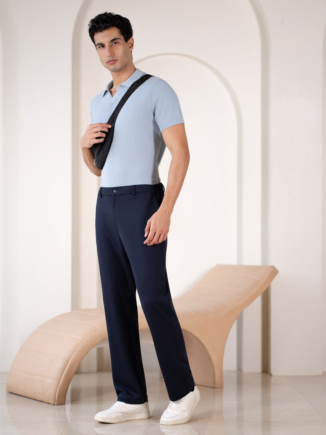 Deckhand Navy Stretchable Travel Pants