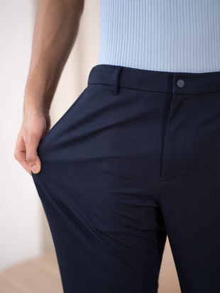 Deckhand Navy Stretchable Travel Pants