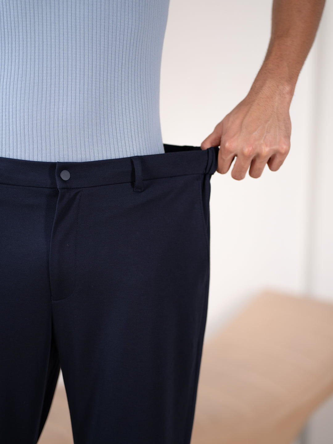 Deckhand Navy Stretchable Travel Pants