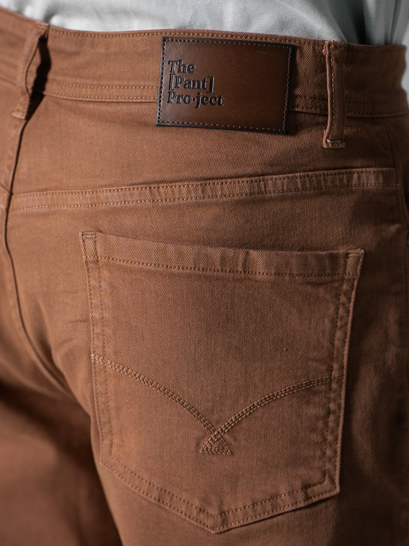 Bark Brown Relaxed Fit Jeans