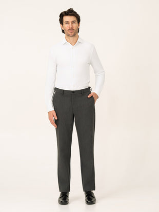 Decision Grey Pro.Stretch Formal Trousers