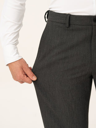 Decision Grey Pro.Stretch Formal Trousers