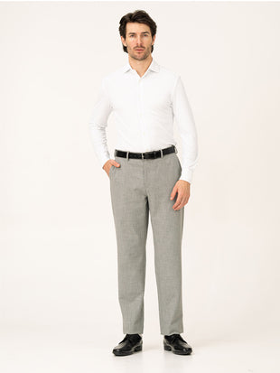 Director Grey Pro.Stretch Formal Trousers