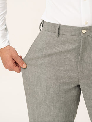 Director Grey Pro.Stretch Formal Trousers