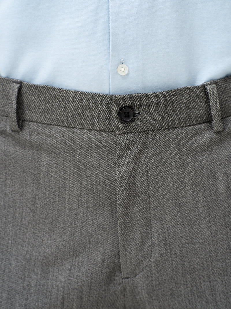 Tarmac Black & White Textured Water Repellent Relaxed Fit Stretch Formal Pant