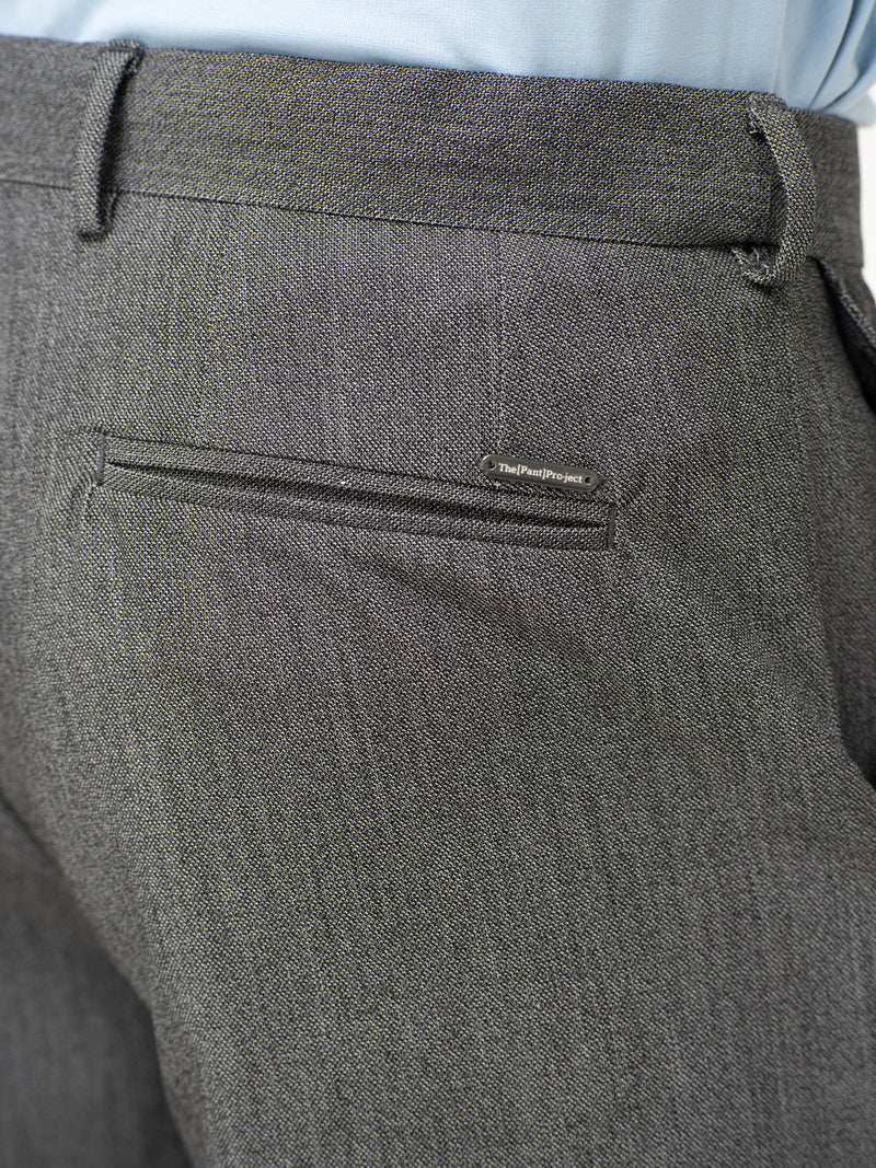 Tarmac Black & White Textured Water Repellent Relaxed Fit Stretch Formal Pant