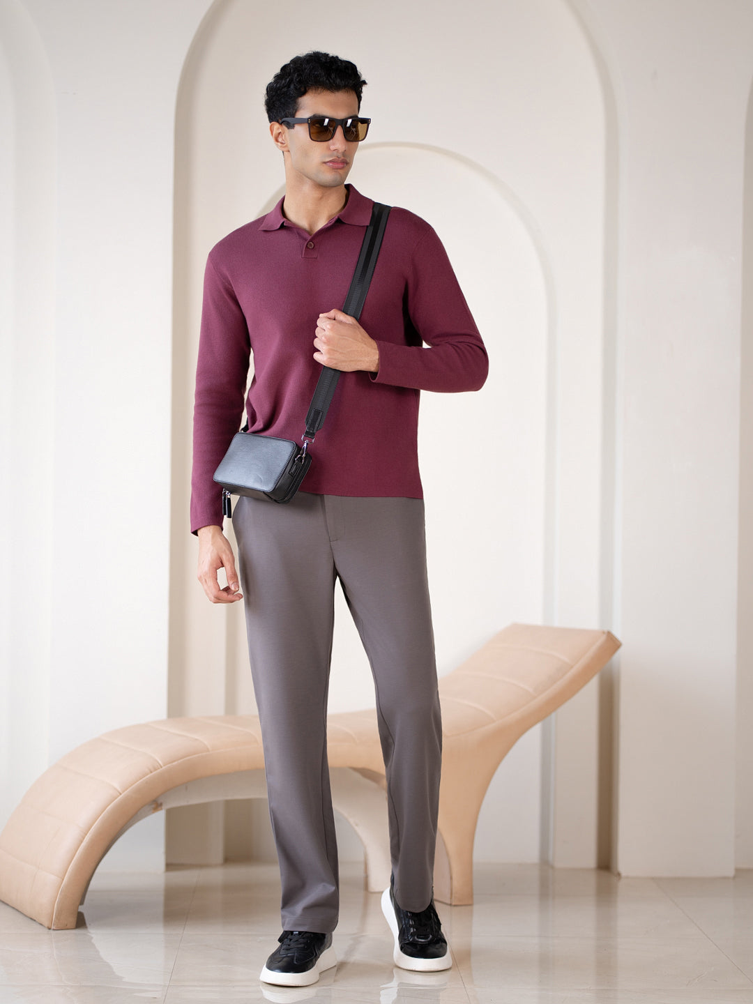 Runway Grey Stretchable Travel Pants